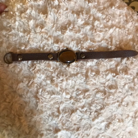 Lucky brand leather tiger eye bracelet - Picture 3 of 7